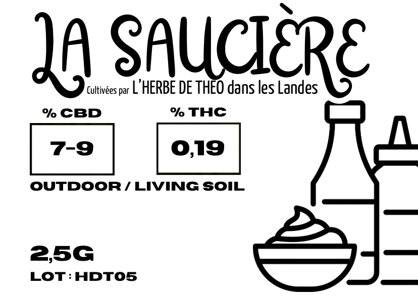 LA SAUCIÈRE CBD 💚 by L’HERBE DE TÉO