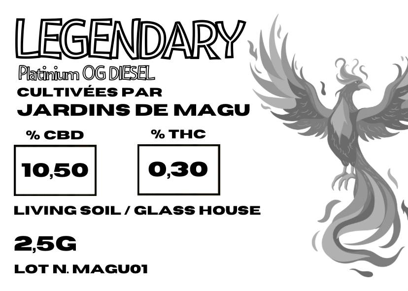 Legendary Platinium Og Diesel CBD 💚 by LES JARDINS DE MAGU