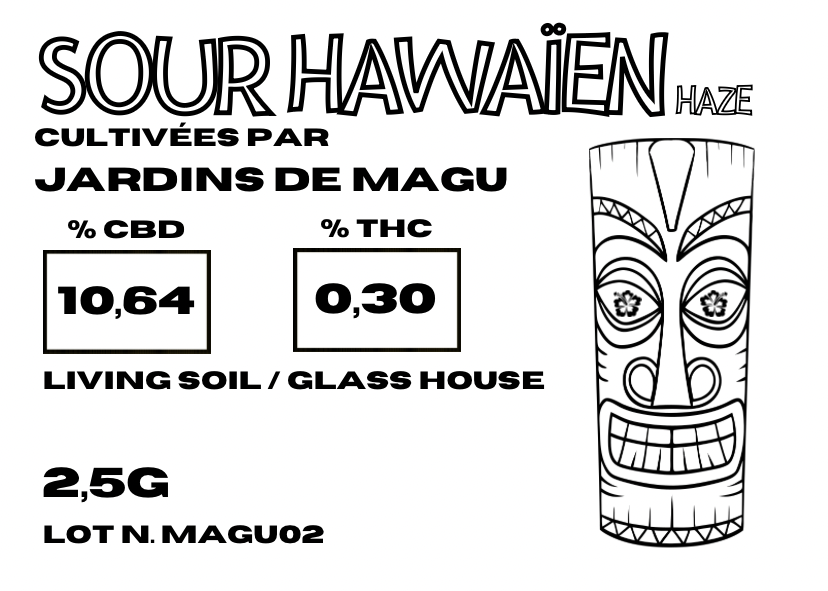 SOUR HAWAÏEN HAZE CBD 💚 by LES JARDINS DE MAGU