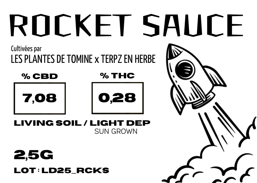 ROCKET SAUCE CBD 💚 by LES PLANTES DE TOMINE x TERPZ EN HERBE