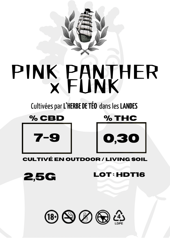 PINK PANTHER x FUNK CBD 💚 by L’HERBE DE TÉO