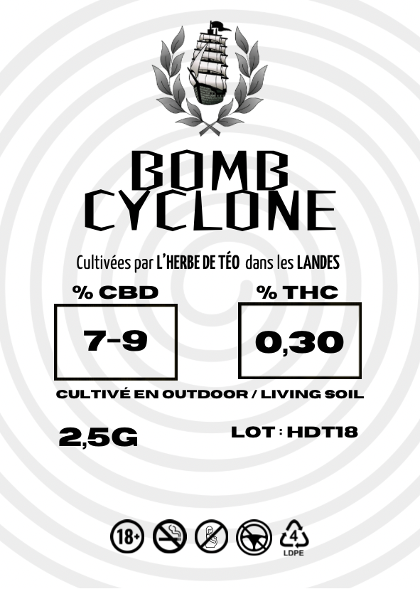 BOMB CYCLONE CBD 💚 by L’HERBE DE TÉO
