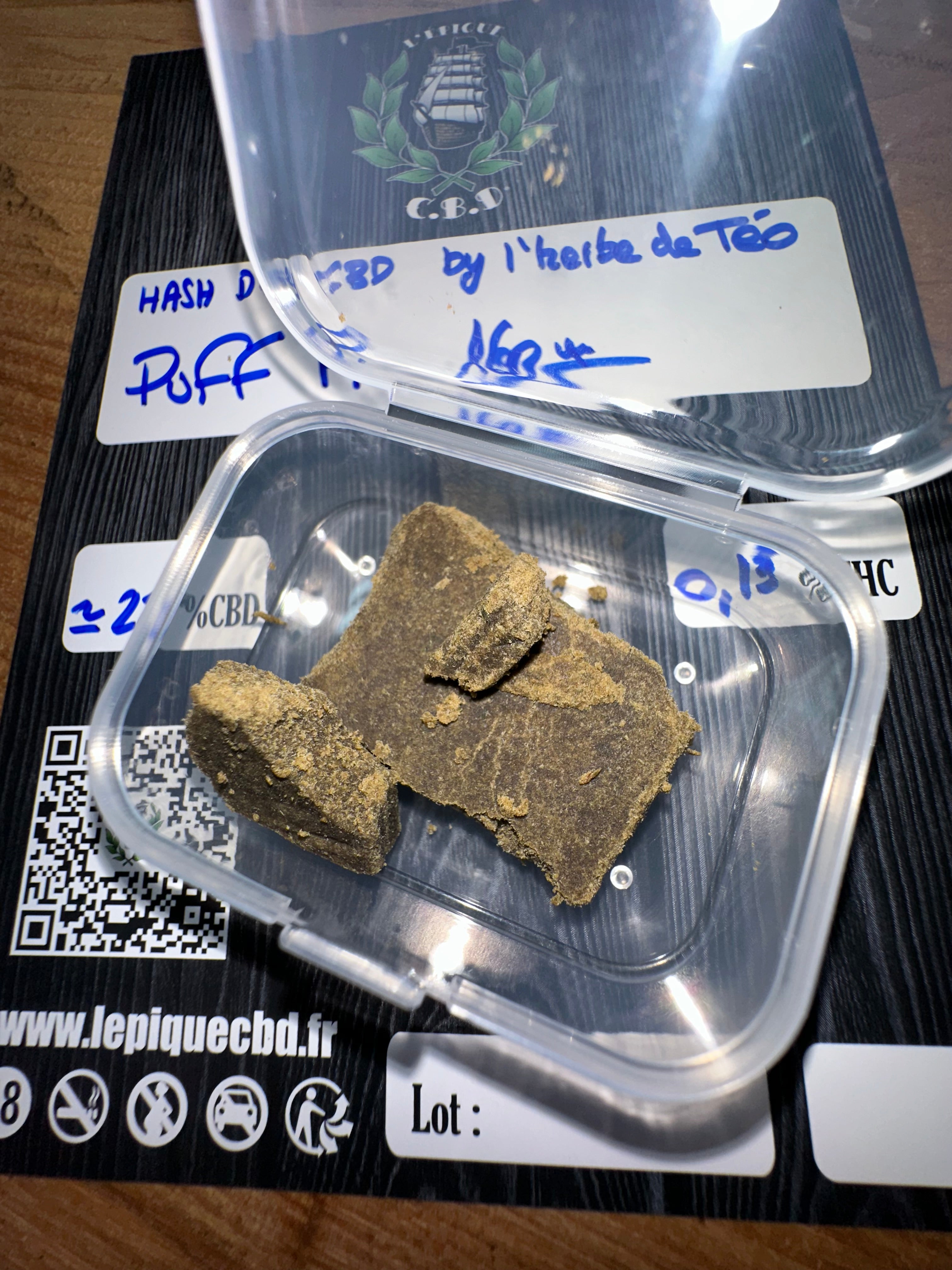 (QUANTITÉ TRÈS LIMITÉE) PUFF P. CBD by L’Herbe de Téo