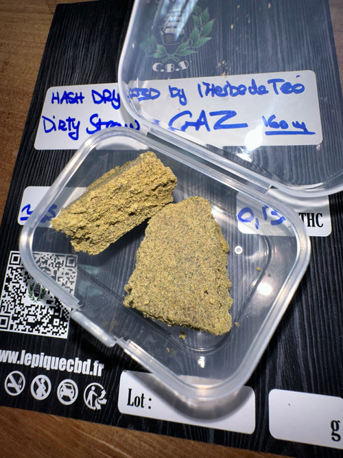 (QUANTITÉ TRÈS LIMITÉE) DIRTY STRAW x GAZ CBD by L’Herbe de Téo