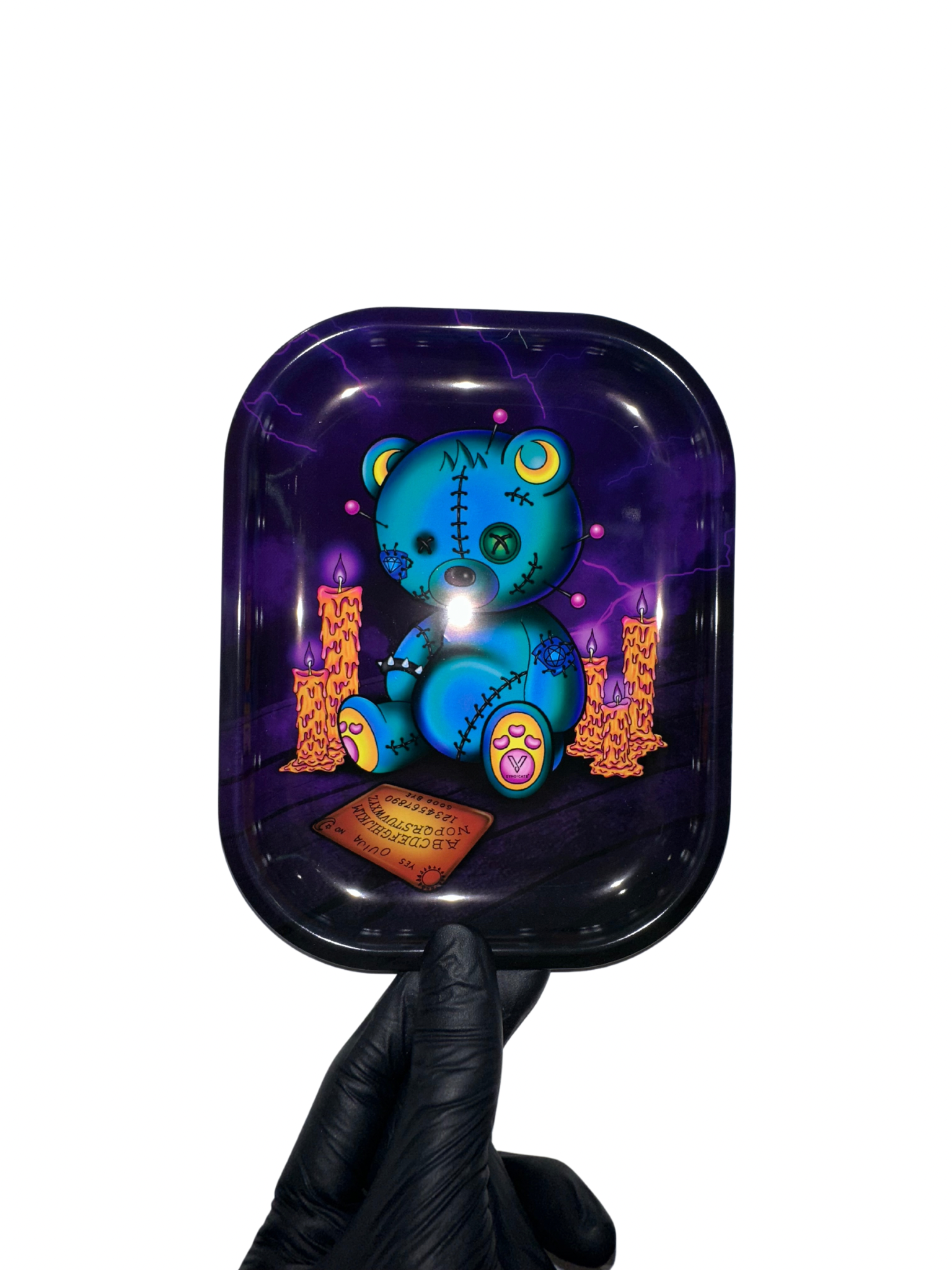 Petit Plateau V SYNDICATE en métal OUIJA BEAR