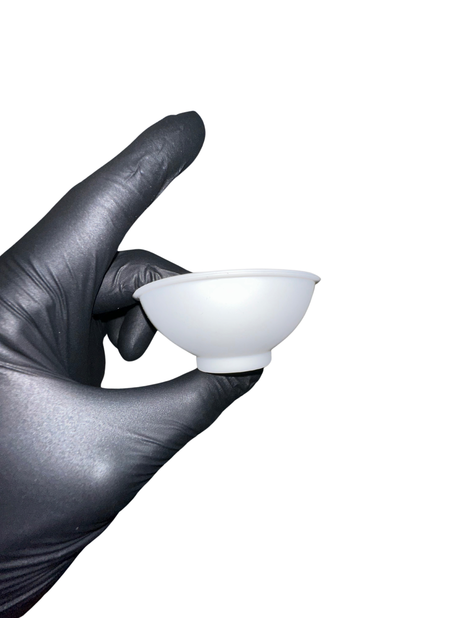 Bol à mélanger (silicone/blanc)