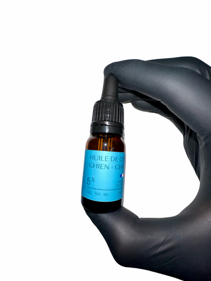 Huile de CBD 5% HEMEKA pour animaux