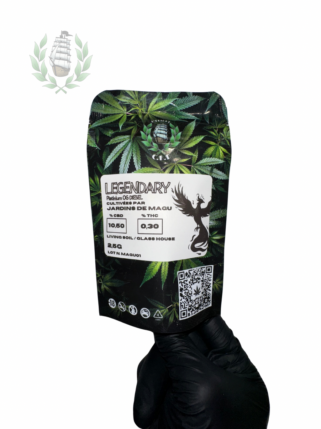 Legendary Platinium Og Diesel CBD 💚 by LES JARDINS DE MAGU