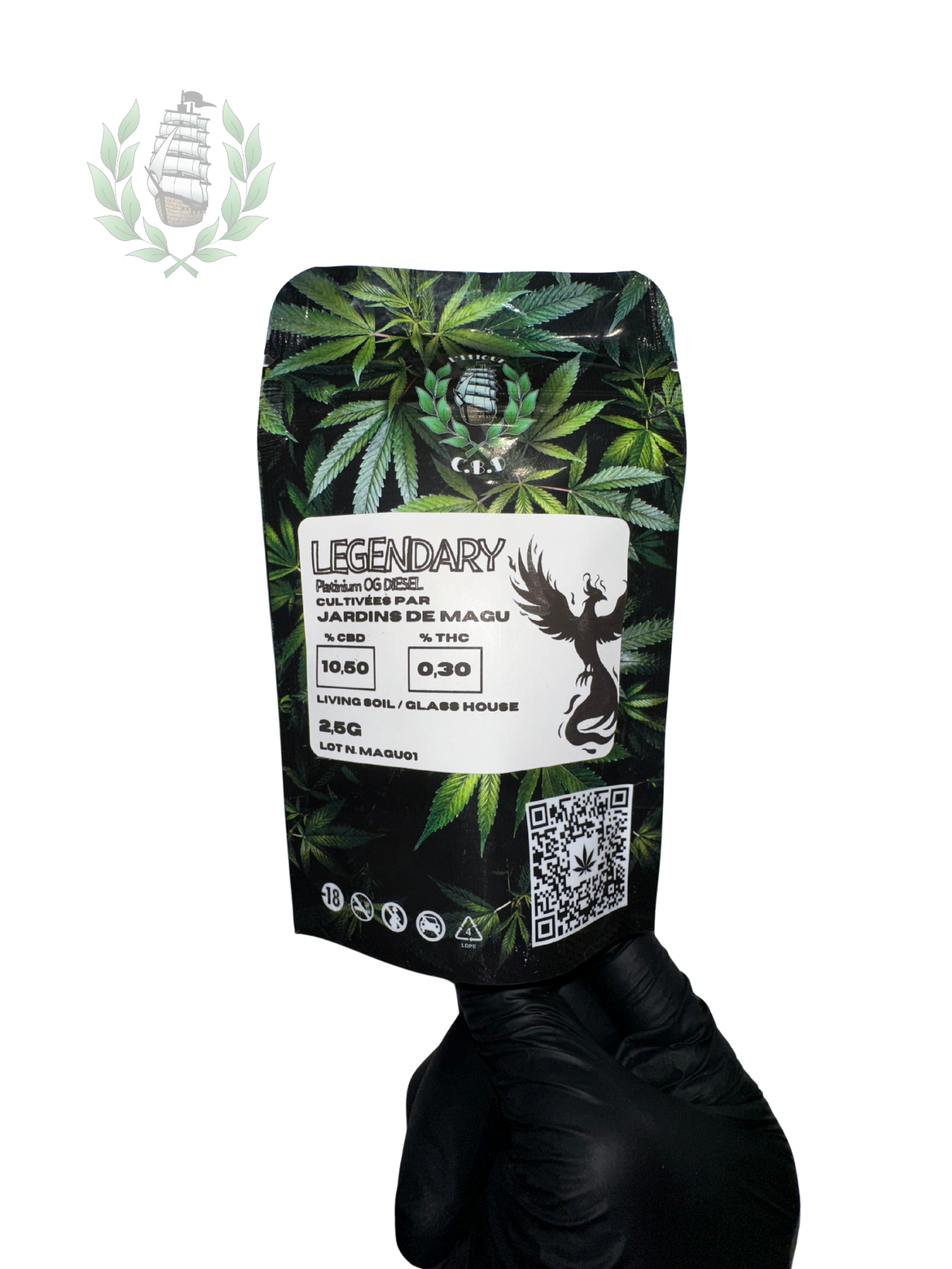 Legendary Platinium Og Diesel CBD 💚 by LES JARDINS DE MAGU